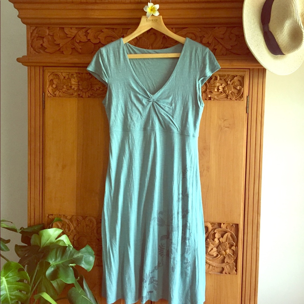 Aqua Horny Toad dress